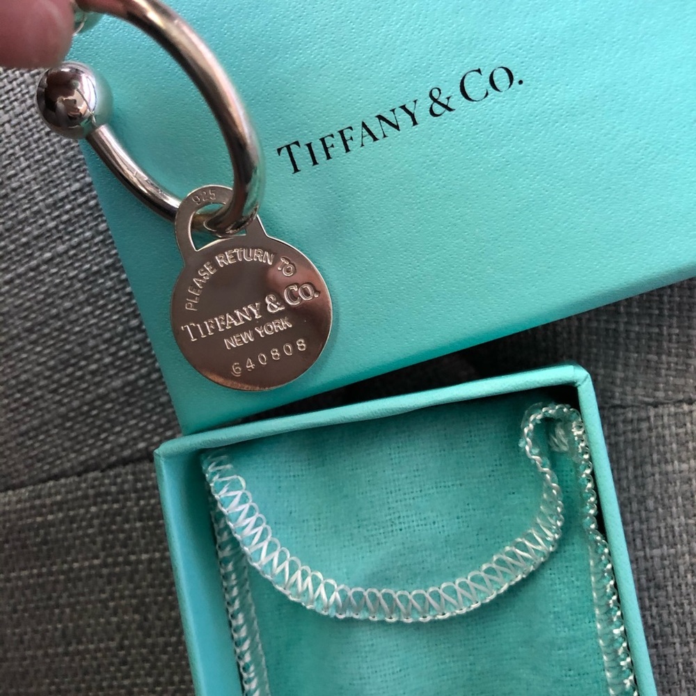 Return to Tiffany Heart Tag Key Ring